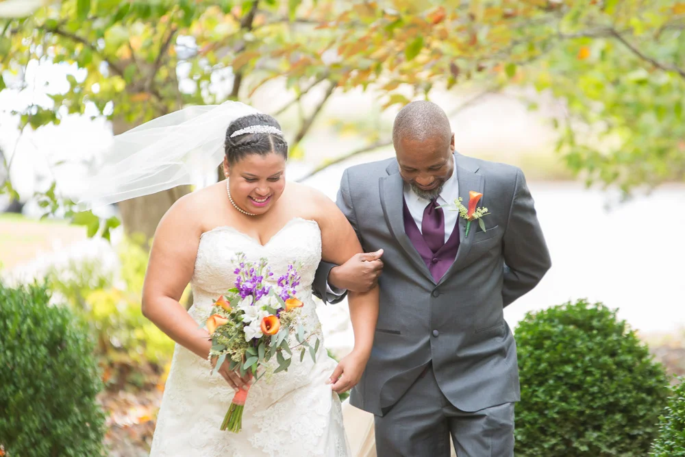 Walking down the aisle | Westfields Golf Club Wedding Ceremony | Megan Rei Photography
