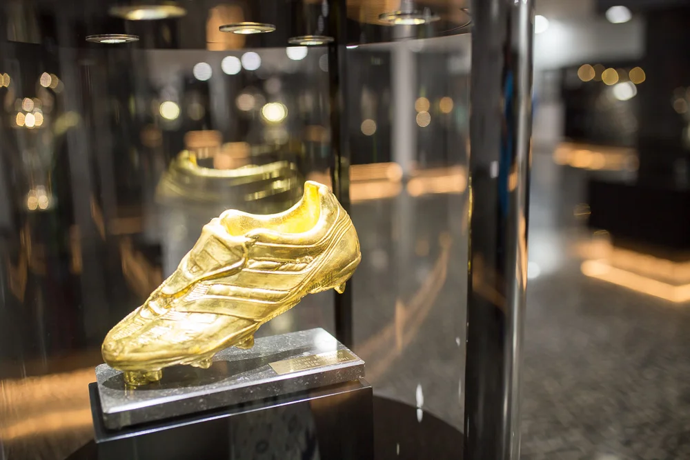 Cristiano Ronaldo Golden Boot at the CR7 Museum