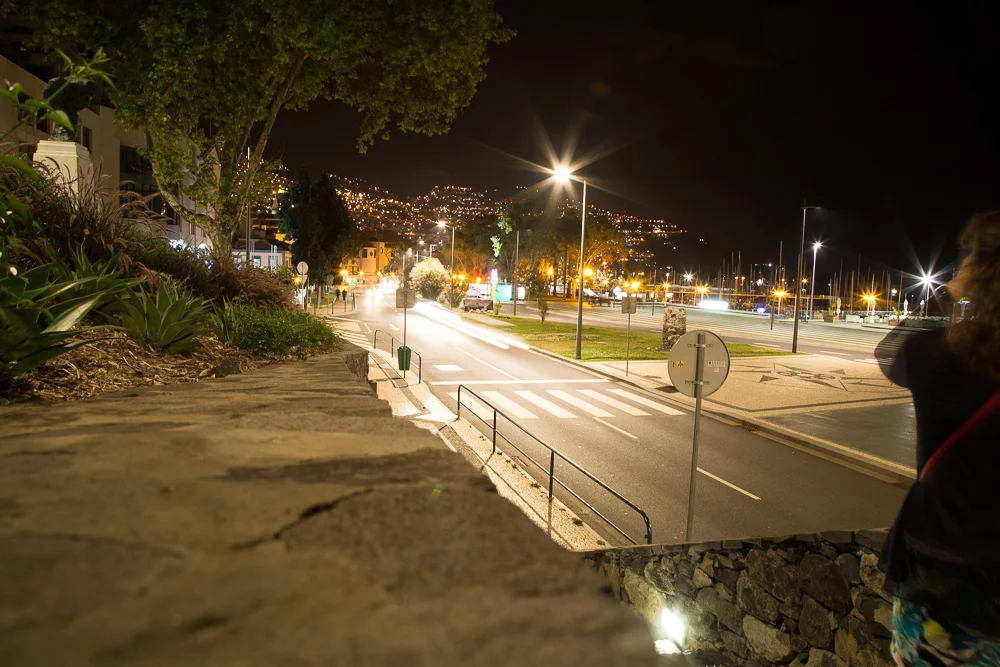 Funchal, Madeira at night