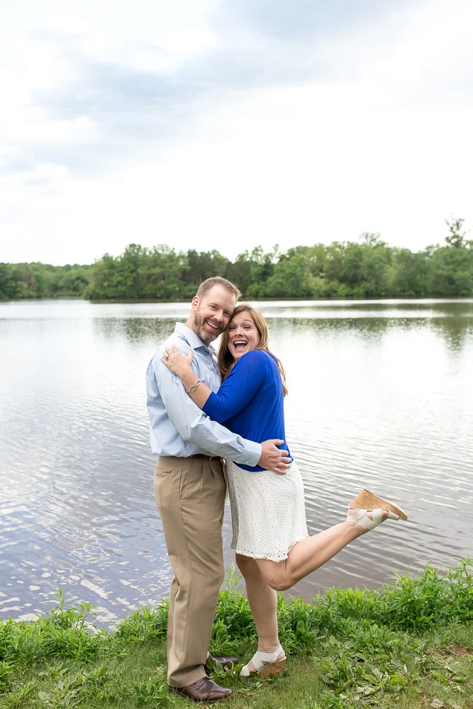 The happiest couple at Mountain Run Lake
