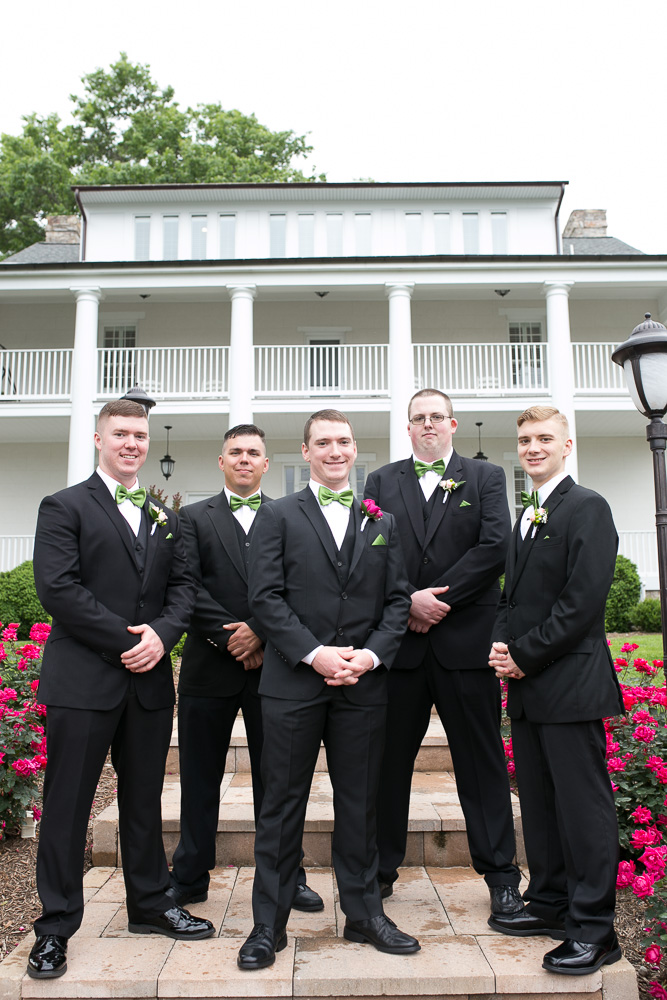 Groomsmen at Evergreen Country Club
