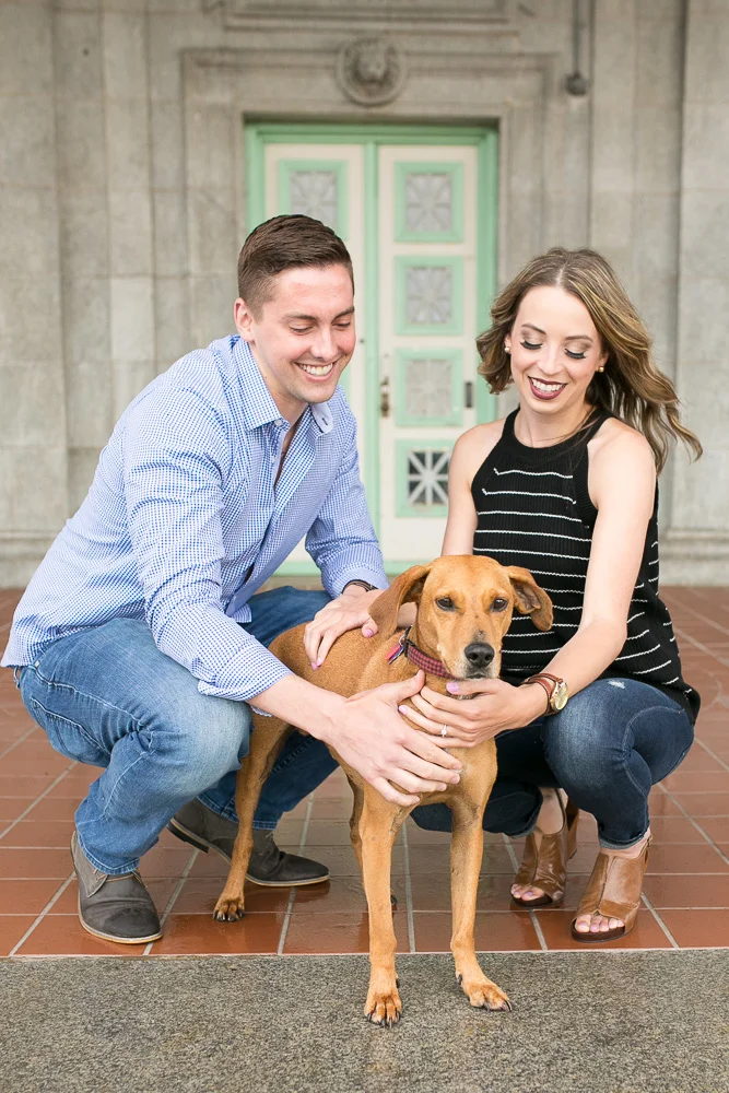 Engagement photos at Cobb’s Hill Park, Rochester, NY