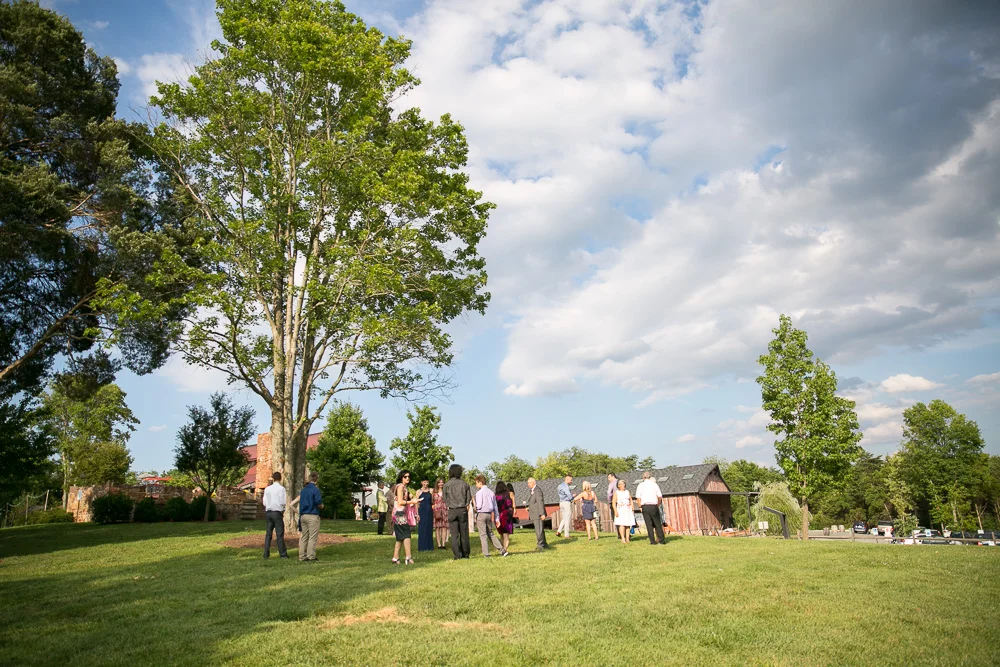 The Winery at Bull Run Summer Wedding | Ceremony site at the Hillwood Ruins