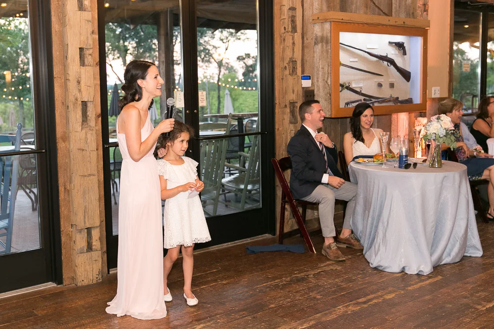 Candid photos during the wedding toasts | Candid wedding photography in Washington DC