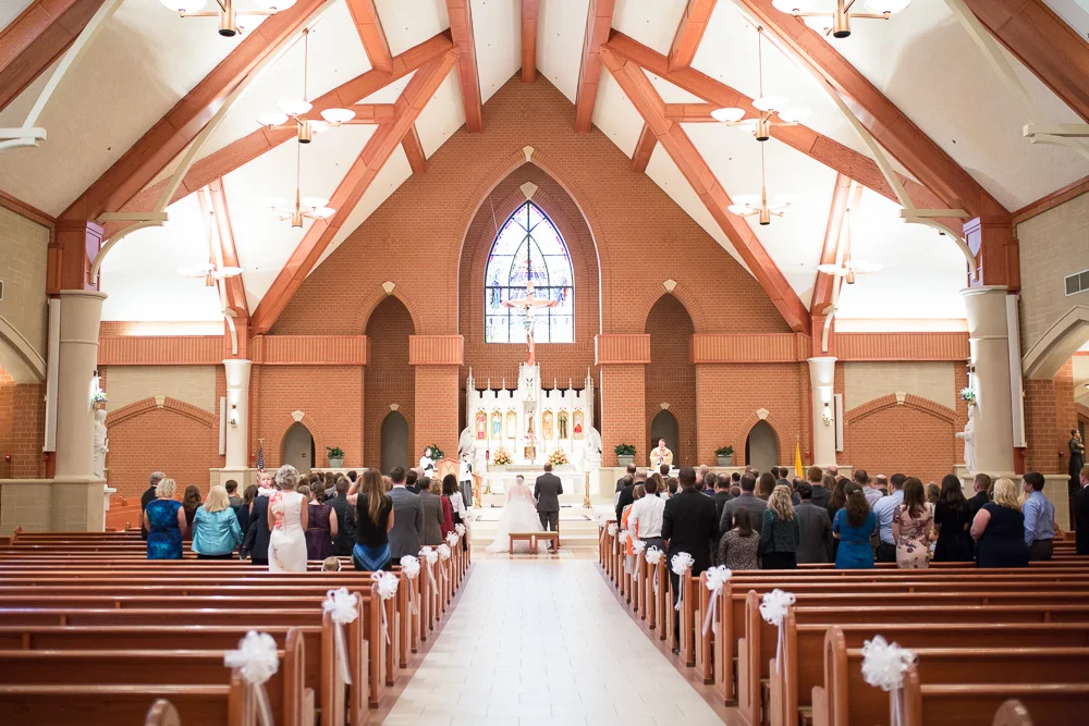 Beautiful church for a wedding ceremony | Saint Theresa Catholic Church, Ashburn Virginia | Catholic Churches for Wedding Ceremony in Northern Virginia