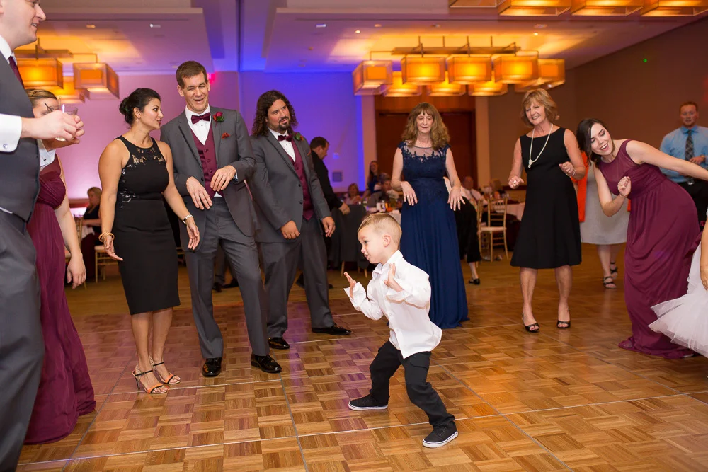 Fun dancing photos at wedding in Herndon, Virginia | Northern Virginia Candid Wedding Photos