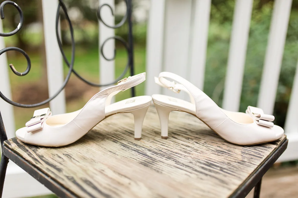 Bride's wedding heels | Wedding detail photos in Richmond, Virginia