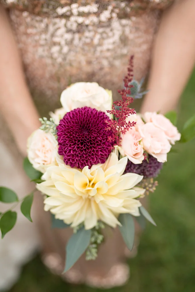 Bridesmaid bouquet by The Arranger’s Market in Richmond Virginia