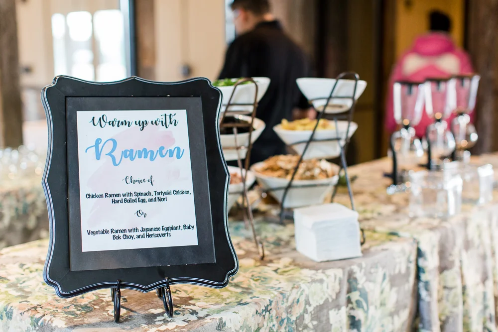 Food from Purple Onion Catering | Northern Virginia Wedding Caterer