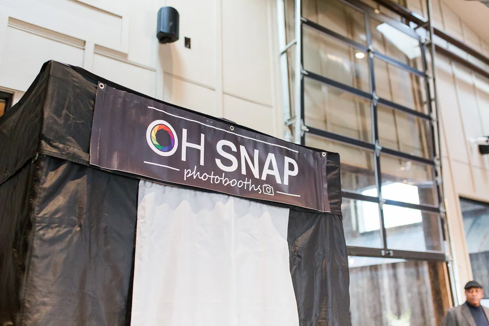 Oh Snap Photobooths set up at The Winery at Bull Run Wedding Showcase
