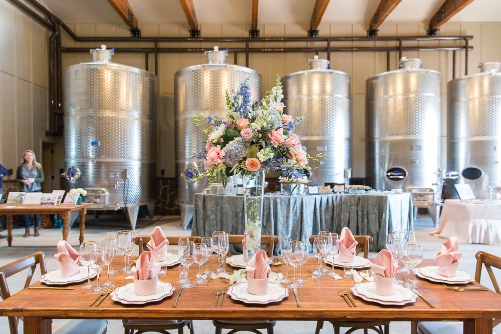 Tank Room Production Barn at The Winery at Bull Run | Northern Virginia Winery Wedding Venue