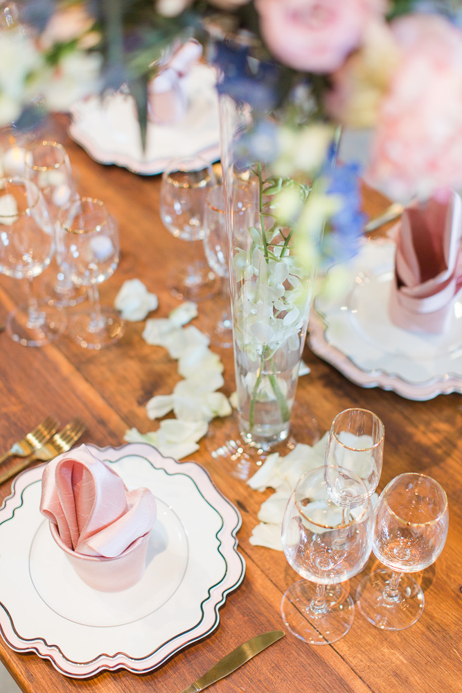 Barn table rentals from Honeywood Rentals | The Winery at Bull Run | Virginia Wedding Photographer