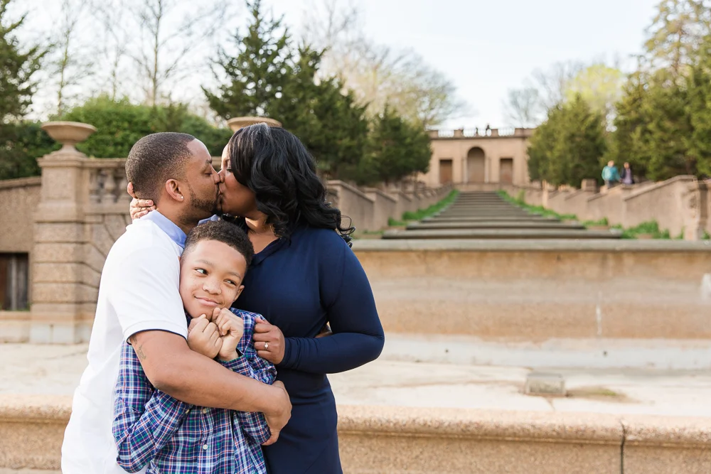 Washington DC Surprise Proposal Photography at Meridian Hill Park