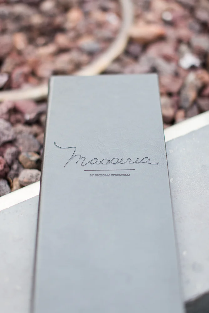 The Masseria menu