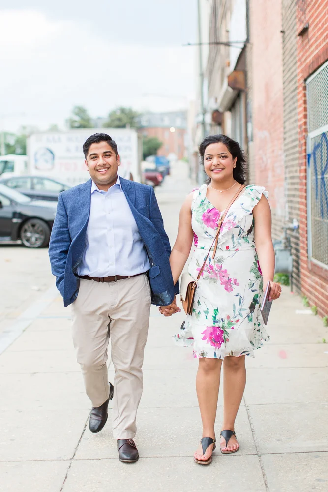 Walking hand-in-hand to Union Market