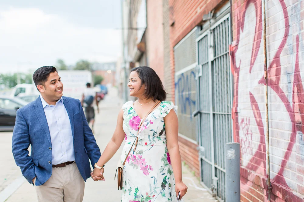 Walking hand-in-hand to Union Market