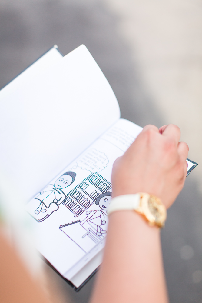 Proposal book that tells their love story | Union Market Proposal | Washington, DC
