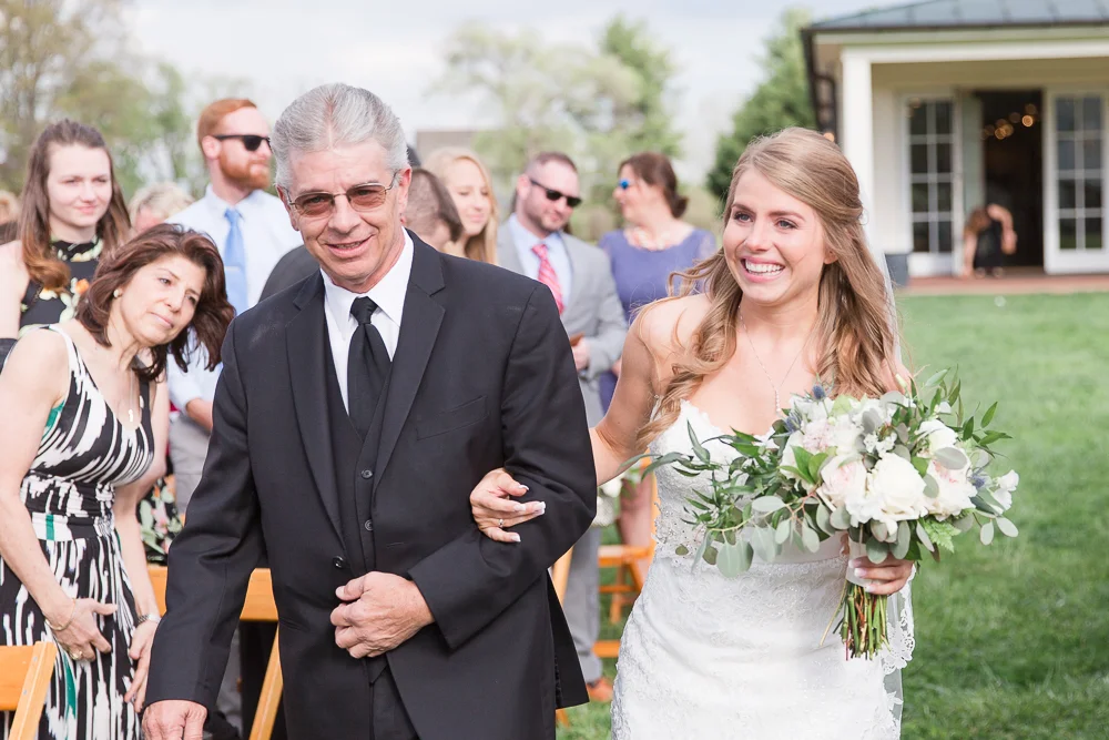 Emotional bride on her wedding day | Candid Charlottesville Wedding Photographer