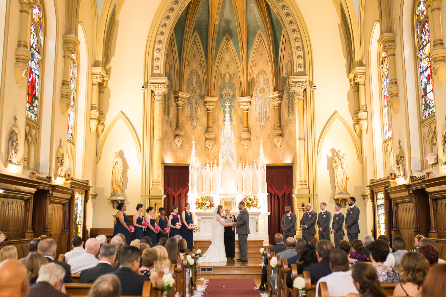 Wedding ceremony at Chapel Hill