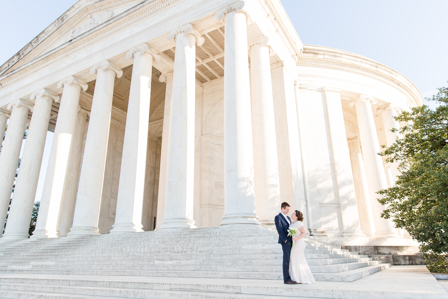 Thomas Jefferson Memorial wedding pictures