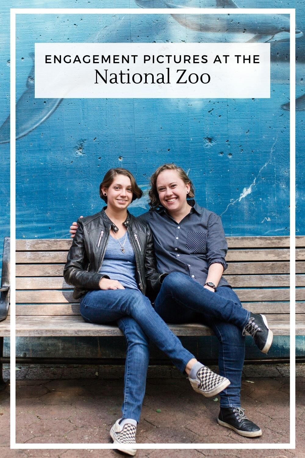 Engagement photos at National Zoo