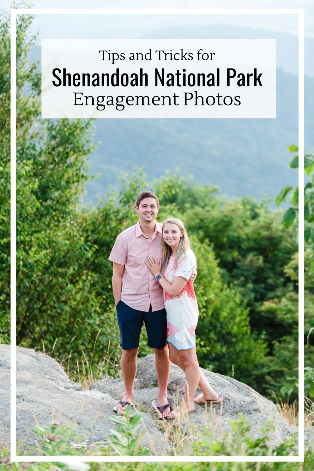 Tips for Shenandoah engagement photos