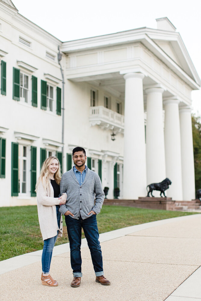 Engagement at the Morven Park mansion