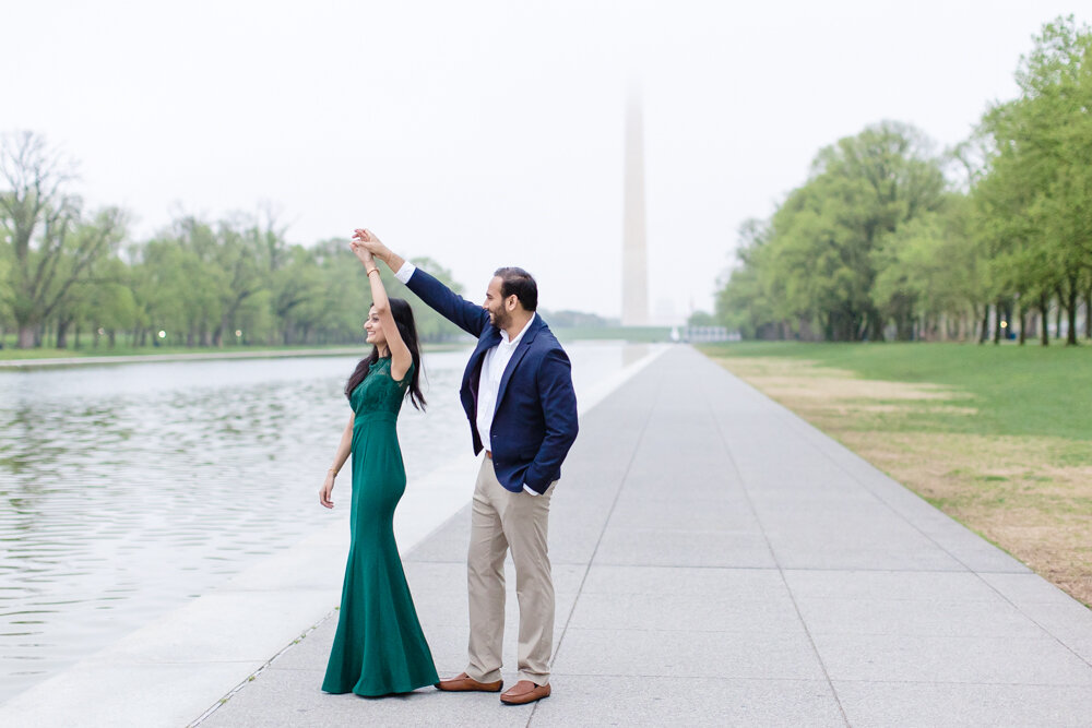 Spring National Mall Engagement Photos | Washington, DC | Avi and Payal ...