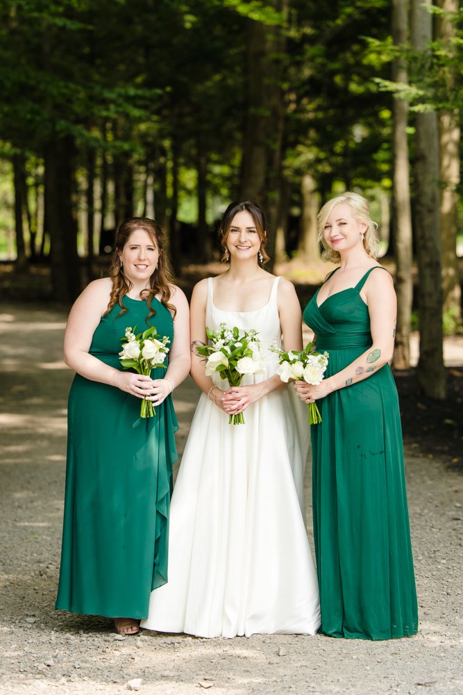 Emerald green bridesmaid dresses