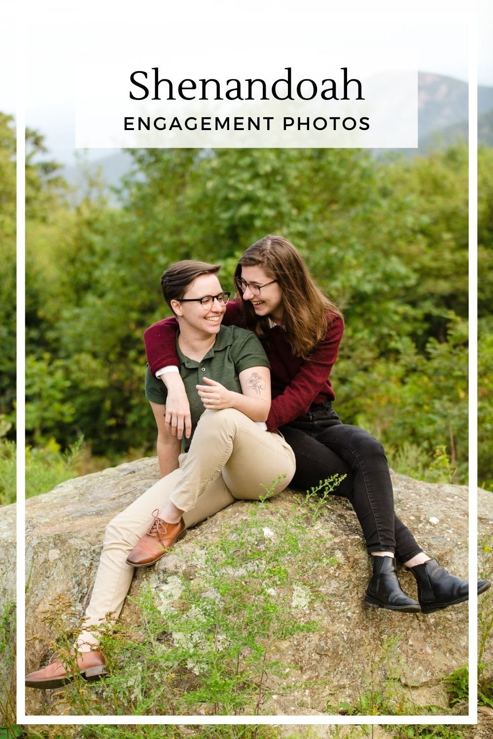 Engagement pictures in Shenandoah