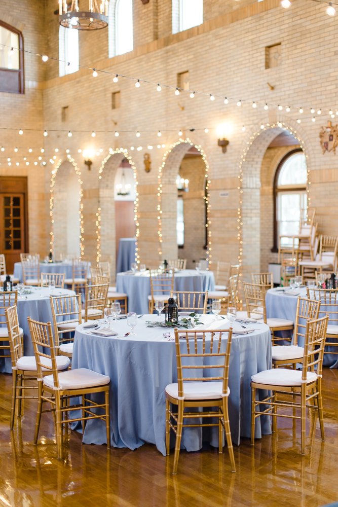 Wedding reception space at St. Francis Hall in Washington, DC