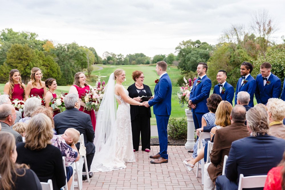 Wedding ceremony in Haymarket, VA