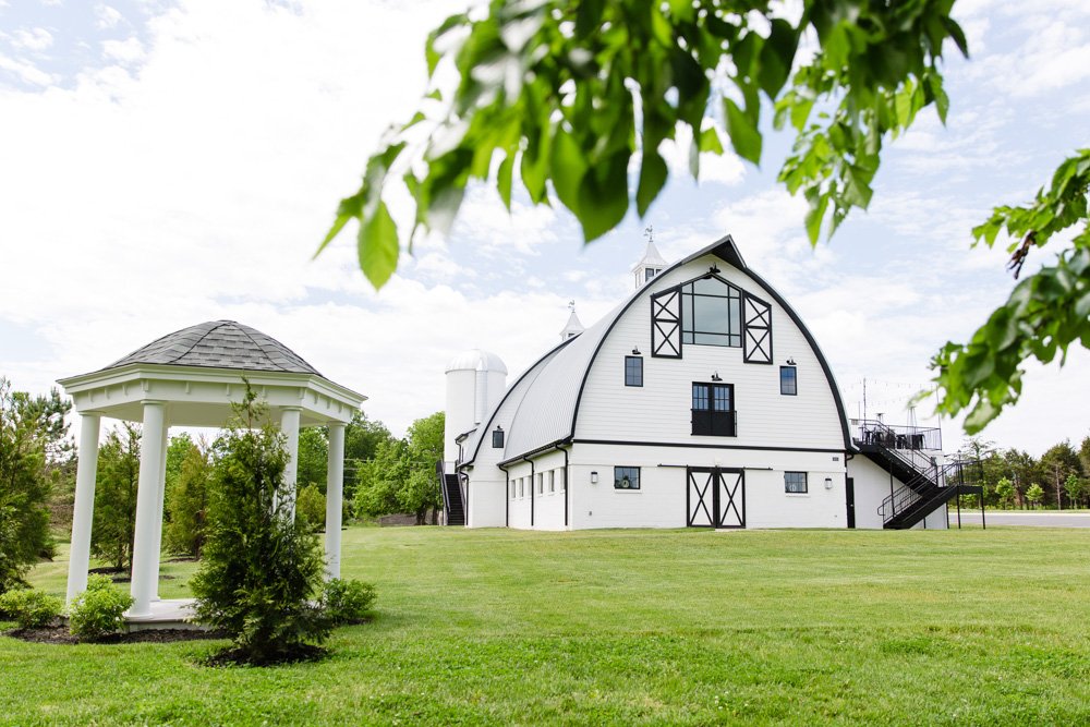 View of Sweeney Barn and gazebo in Manassas, VA