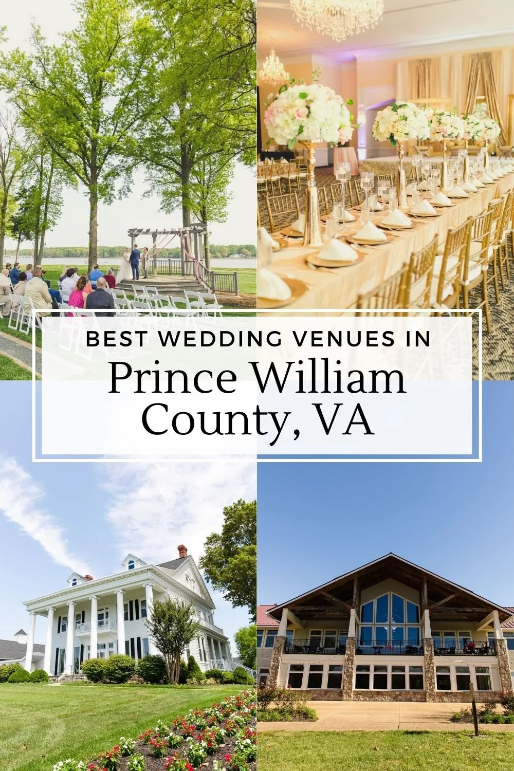 Best wedding venue in Prince William County VA