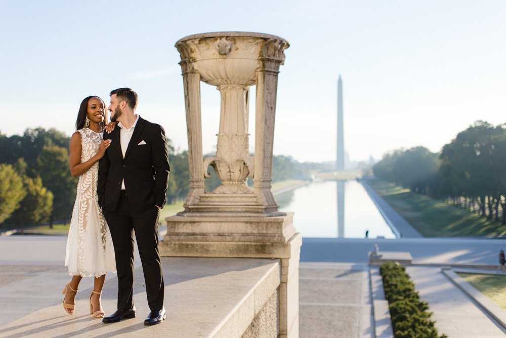 DC National Mall wedding photos