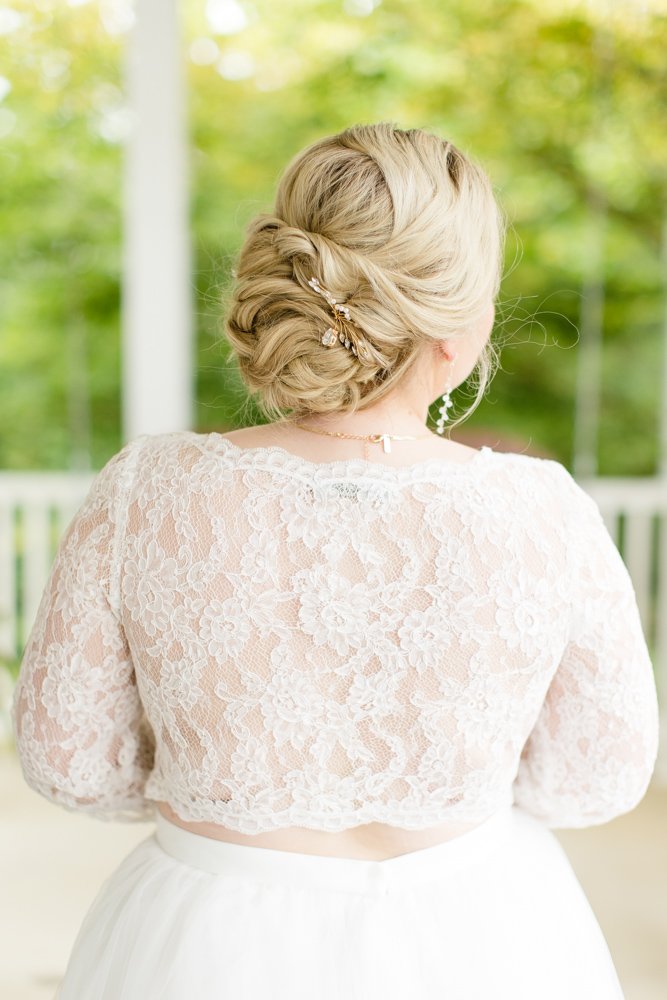 Bridal hair and makeup by Carla Pressley