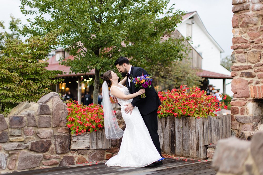 Wedding portraits at the Winery at Bull Run