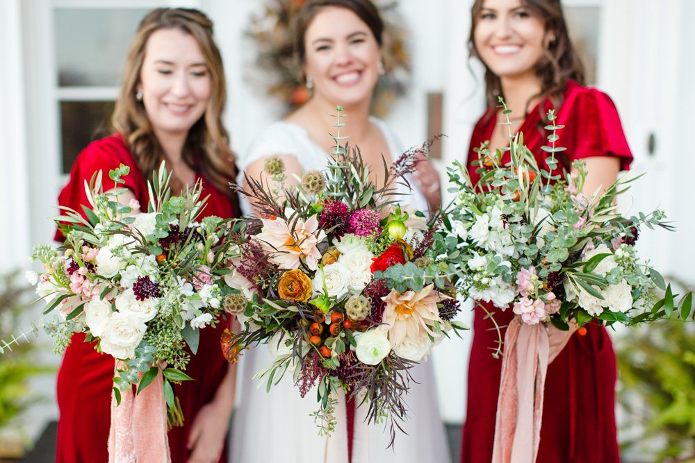 Fall wedding bouquets