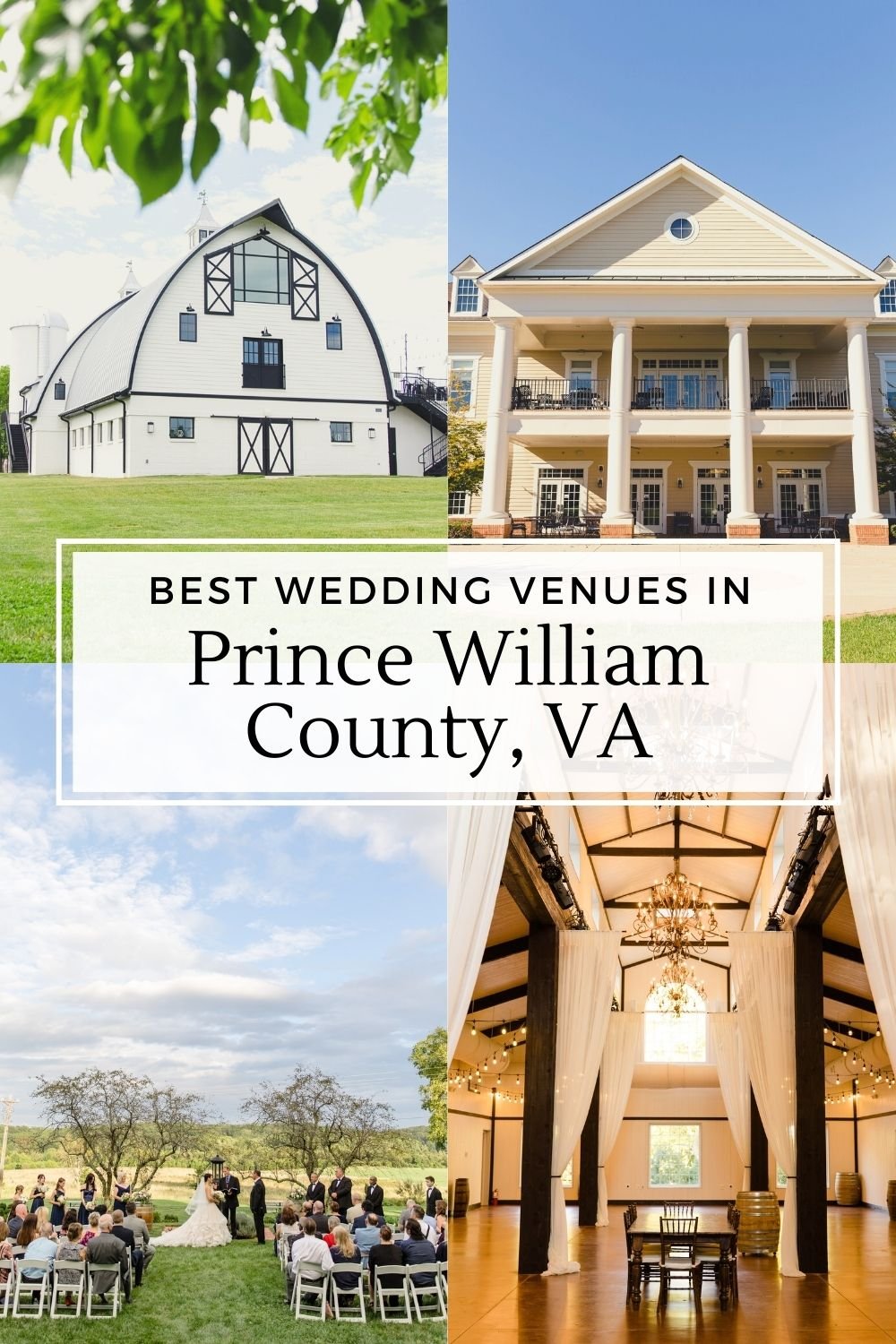 Best wedding venues in Prince William County