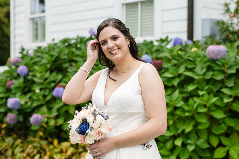 Bridal portrait at Blue Hill Farm