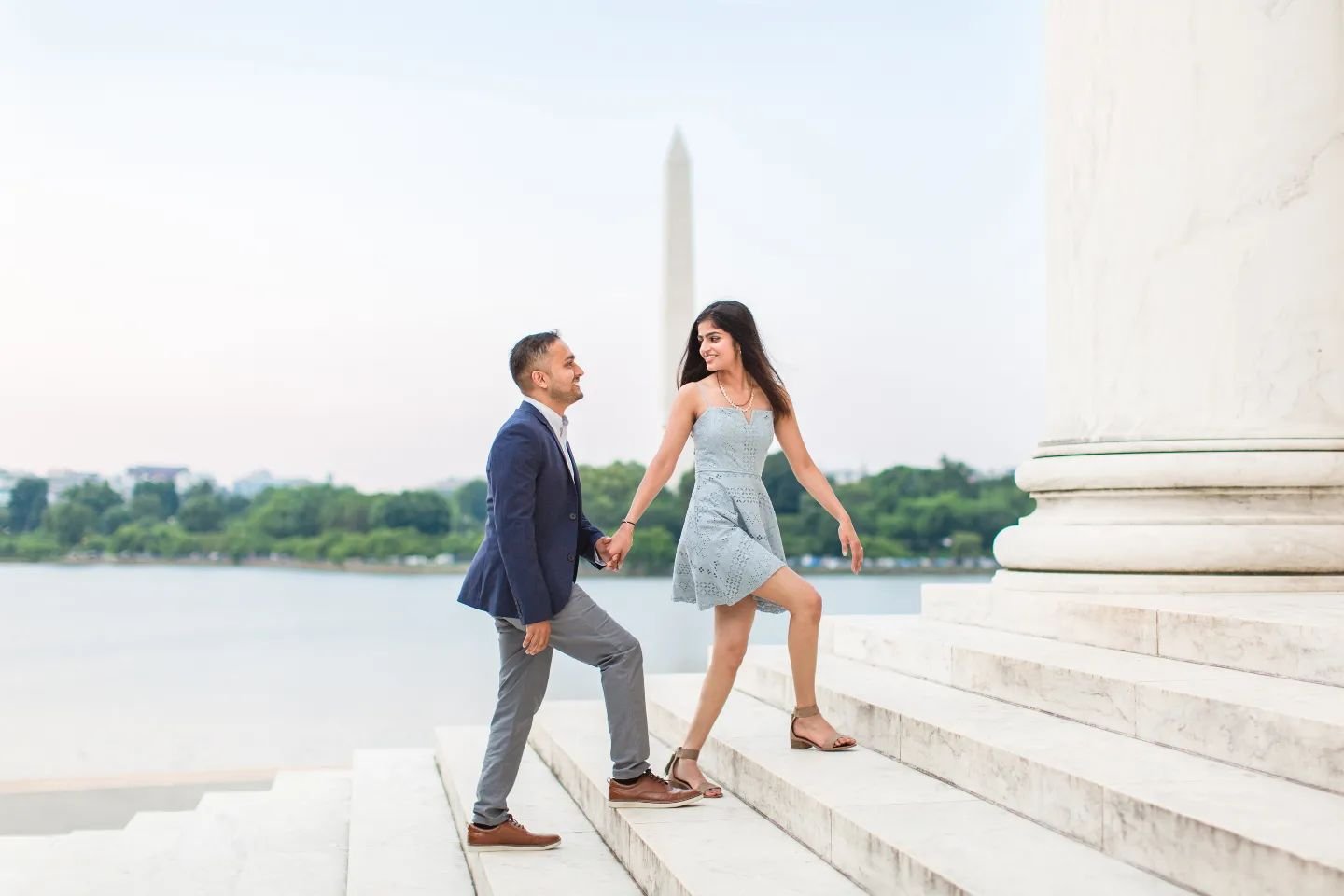 Do you have a favorite DC monument? I think I like the Jefferson Memorial best for photo sessions! I love the stairs, the columns, and those Tidal Basin views &hearts;️