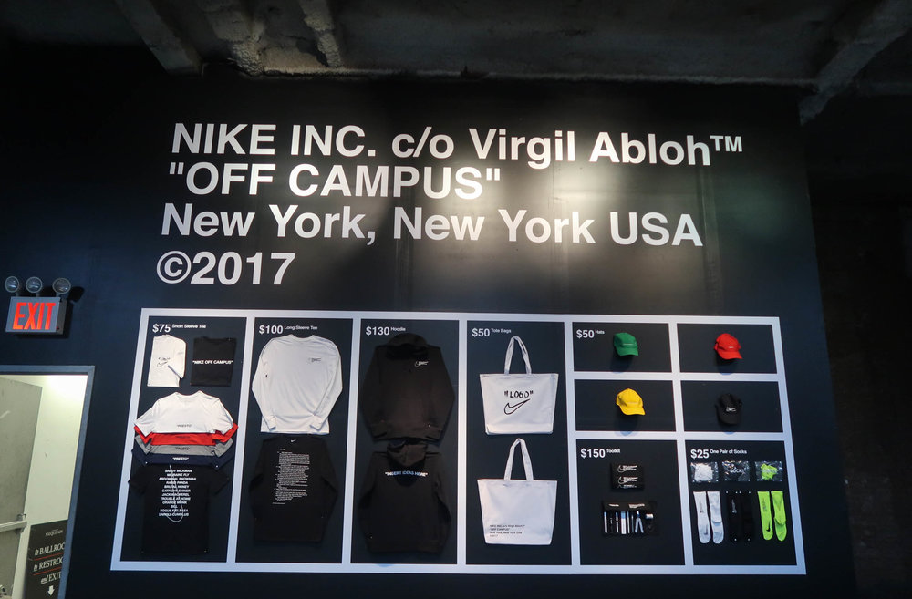 Fracción Navidad recurso Nike "Off Campus" with Virgil Abloh — MAIGOODIES