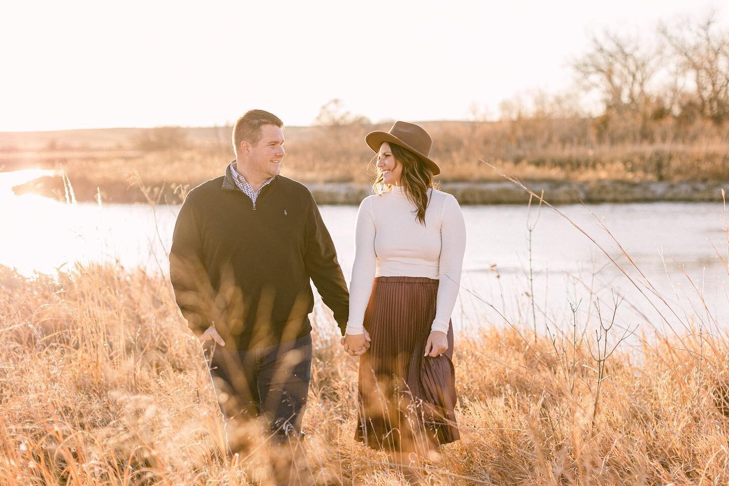 Easily one of my favorite engagement sessions ever. Claire and Nick made this one an adventure! We went off-road to get to some cool river spots and ended the night by driving around to find his &ldquo;other girls&rdquo;, just as the sun was setting.
