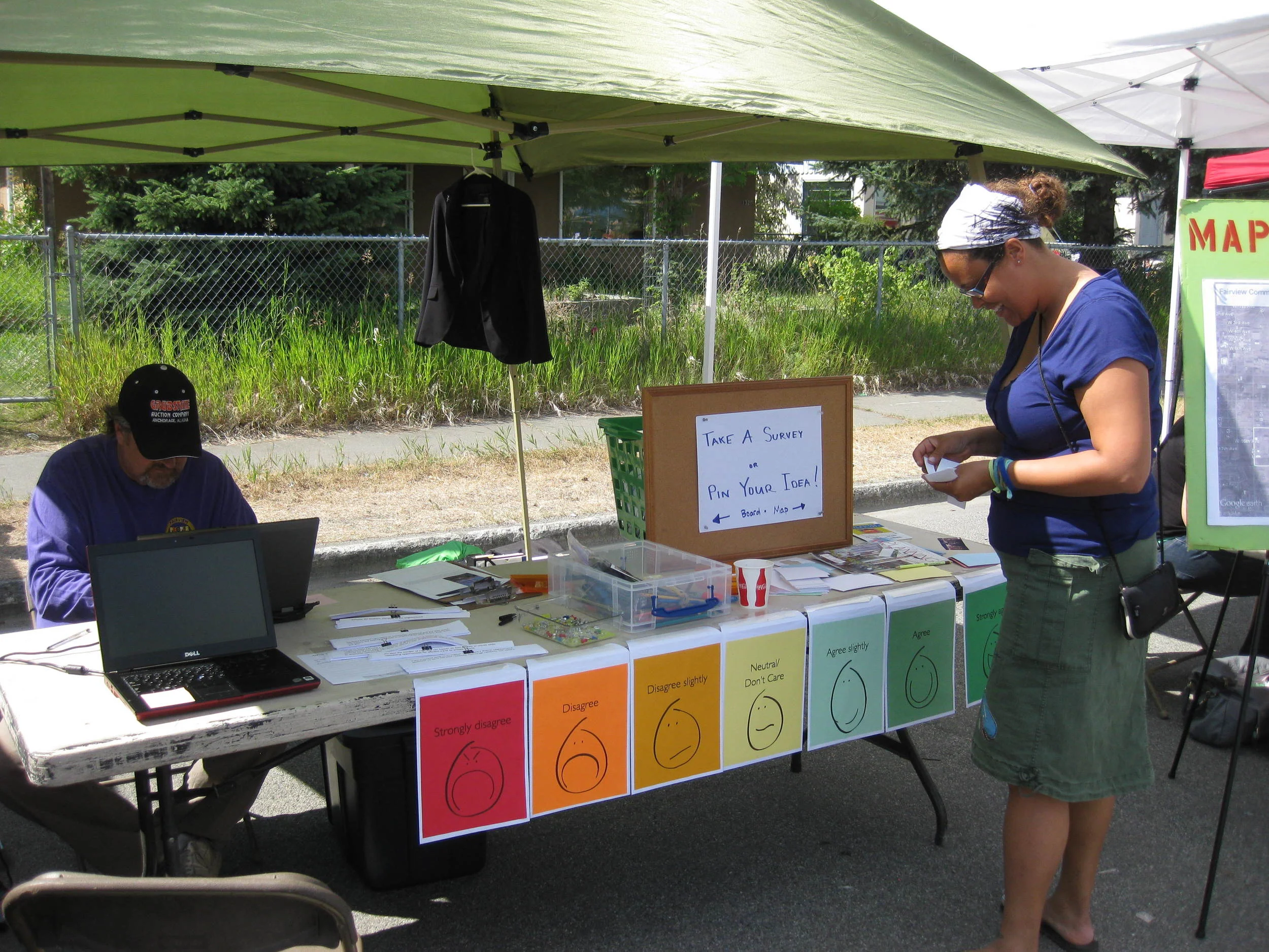 Fairview Neighborhood Plan Block Party Survey in action.JPG