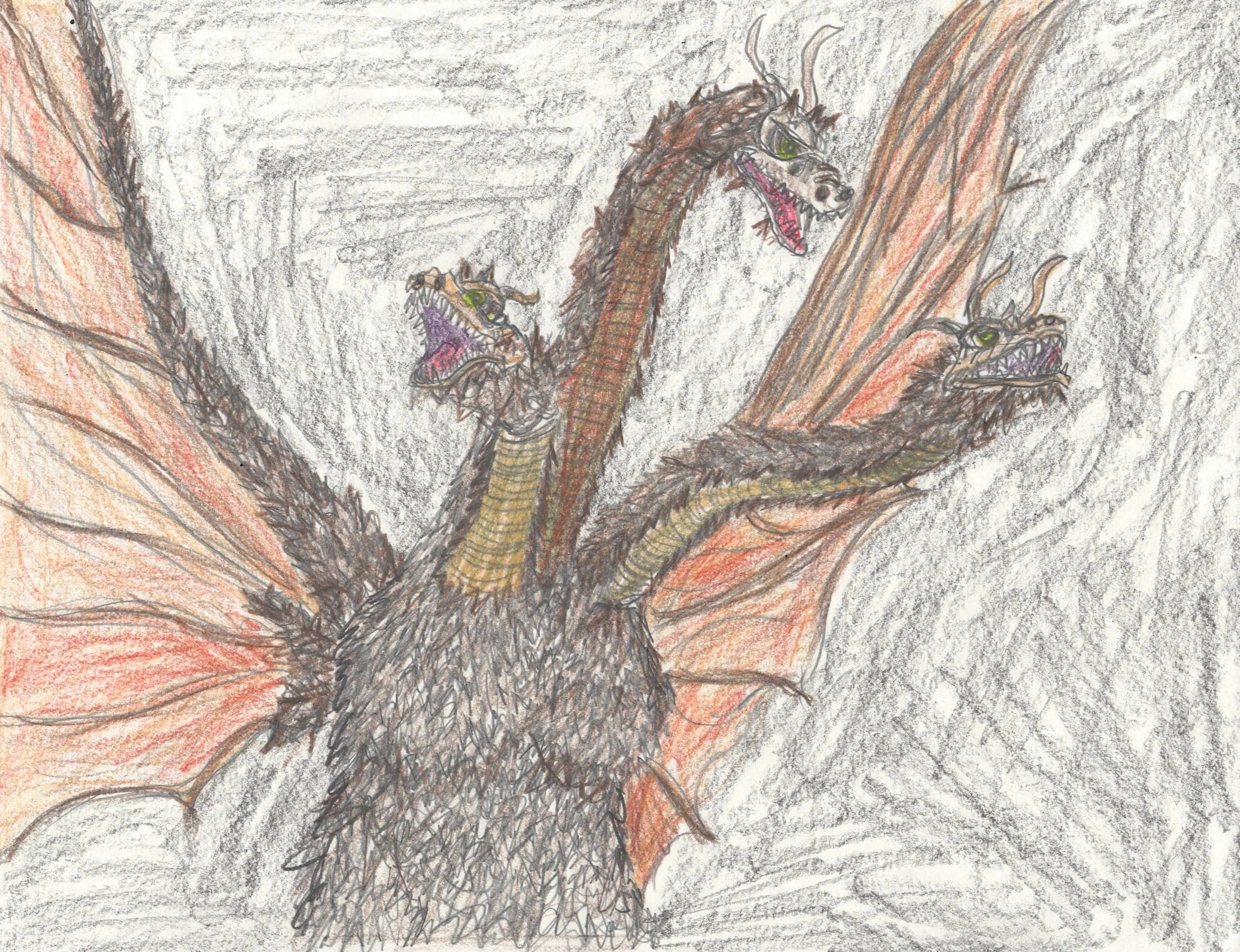 King Godorah drawing