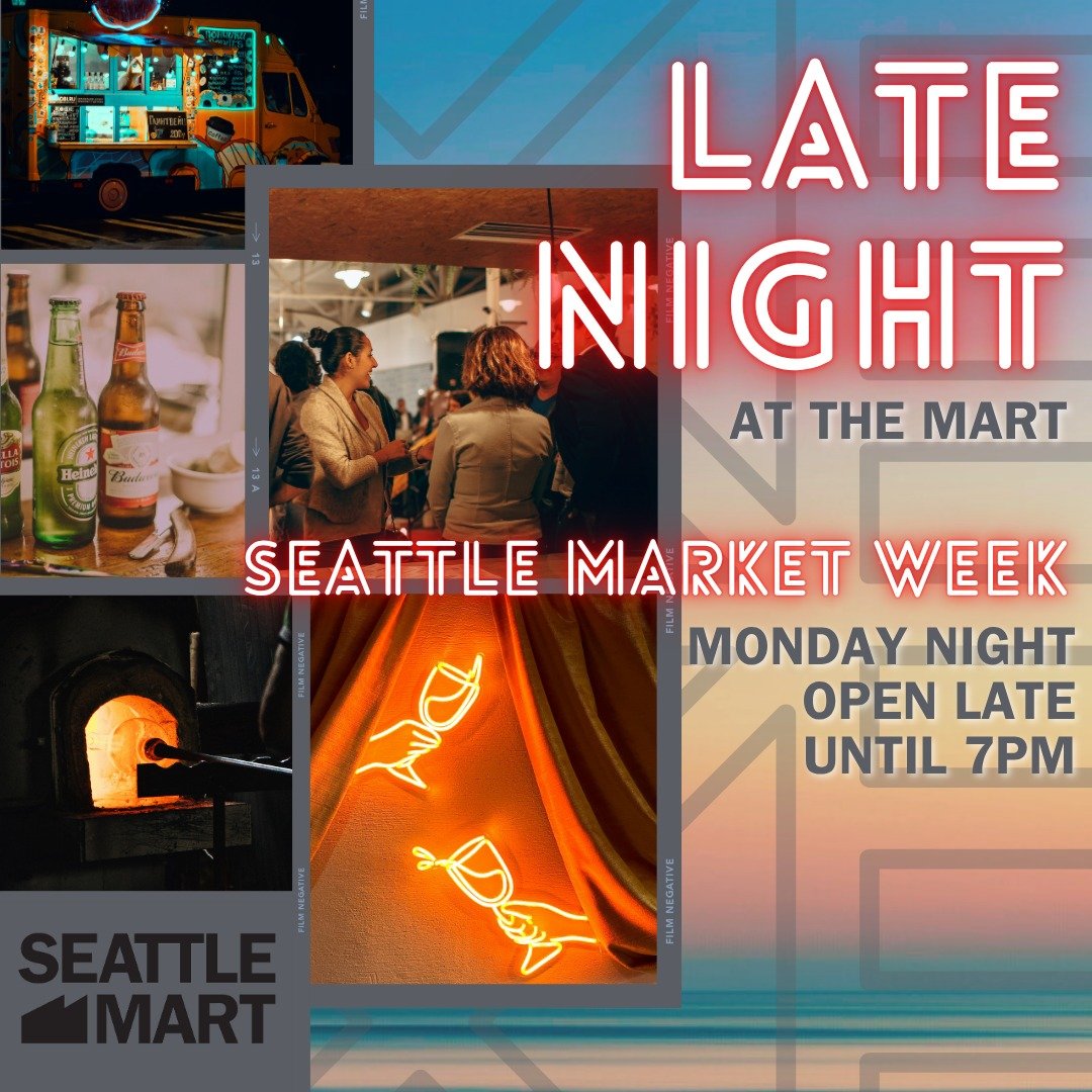 We&rsquo;re kicking off Market Week with extended hours and our first-ever Customer Appreciation Late Night!

Here&rsquo;s what&rsquo;s happening from 4&ndash;7PM:
🔥 Live glassblowing by Robert Bank Art &amp; Functional Glass
🚚 Food truck fuel for 