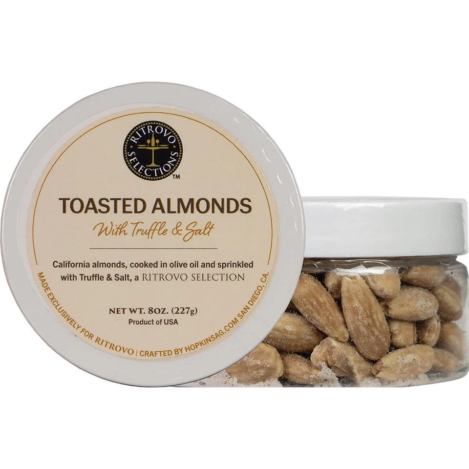 Small-batch, big flavor 🌰
California almonds roasted with Italian truffle, sea salt, and olive oil &mdash; a crave-worthy collab from @hopkins_ag  and @ritrovo_selections .
Come see these savory favorites in the @haversack_sales  Showroom 207.