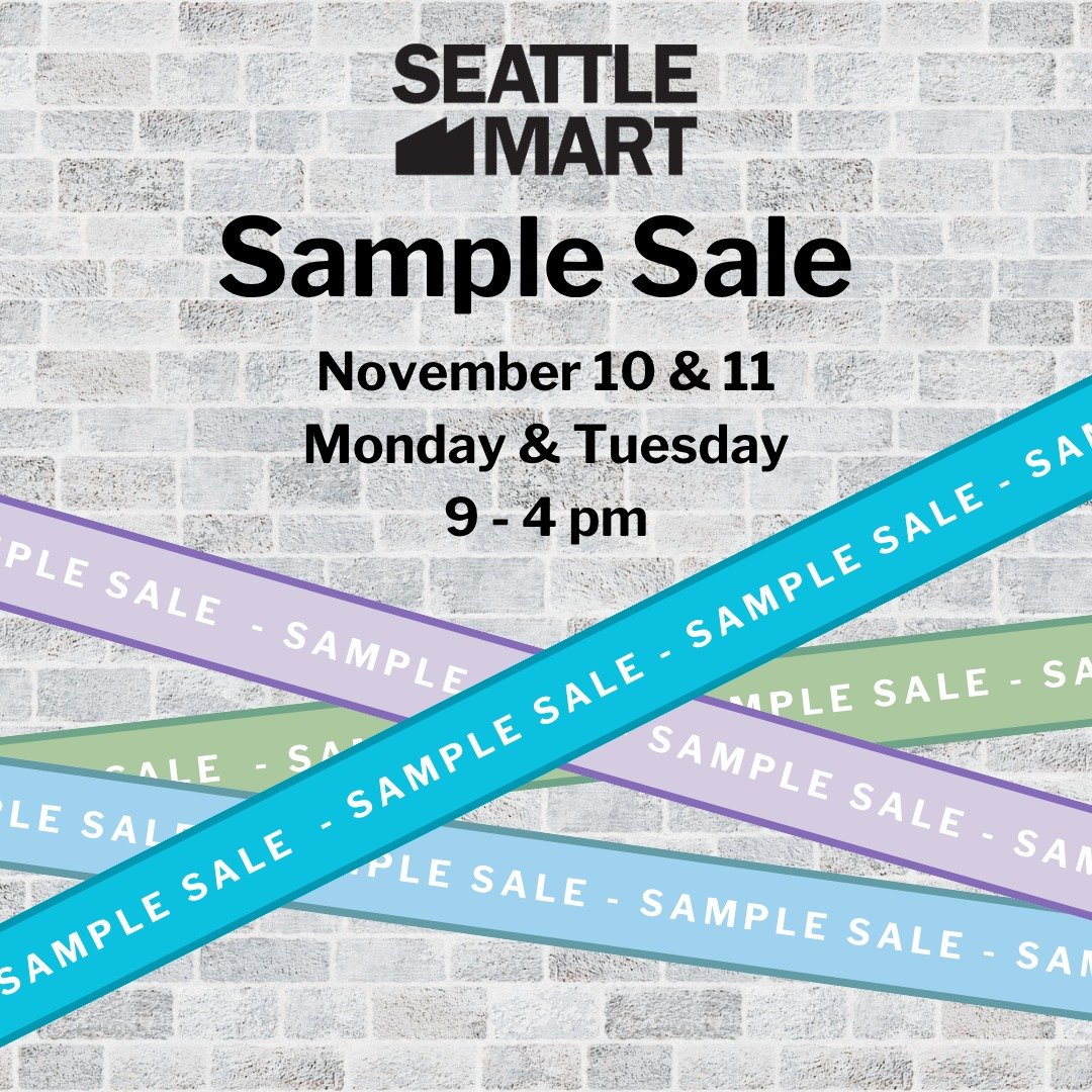 The Seattle Mart Sample Sale is Monday! 🛍️
📍Come shop unbeatable deals from your favorite showrooms&mdash;one-of-a-kind finds, gifts, d&eacute;cor, fashion &amp; more! Swing by and score something special ... 📦