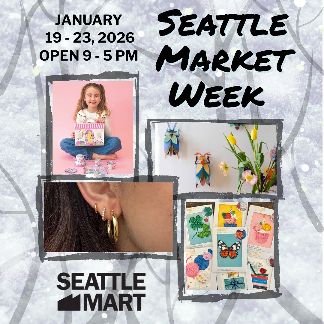 Seattle Market Week is right around the corner ✨
Join us January 19&ndash;23, 2026 for five full days of inspiration, trend-spotting, and must-see product finds.

🕘 Open daily, 9 AM&ndash;5 PM
🔗 Register now at www.seattlemart.com
 and get ready to