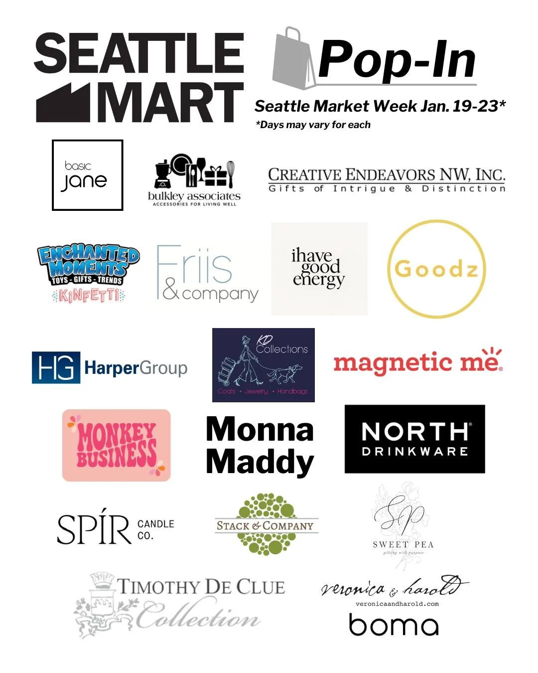 ✨ Don&rsquo;t Miss the Pop-Ins at Seattle Market Week✨
Alongside our incredible permanent showrooms, Seattle Market Week welcomes Pop-In Vendors bringing fresh, on-trend finds, new brands, and exciting discoveries you won&rsquo;t want to skip. It&rsq